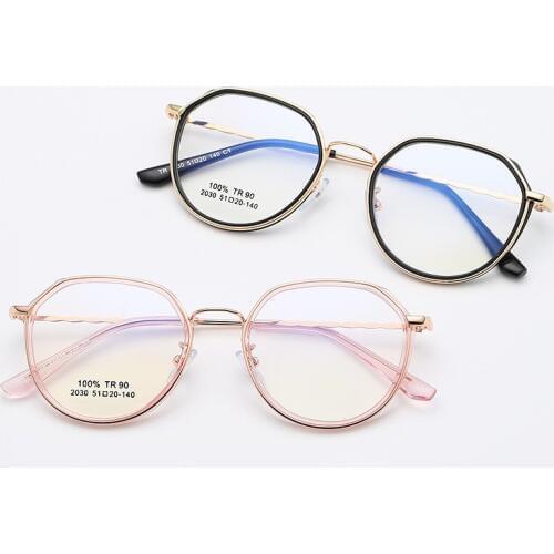 Veshion Spectacle Glasses Trend Flat Mirror Men and Women Tr90 Glasses Frame Myopia Glasses Frame Full Frame Glasses
