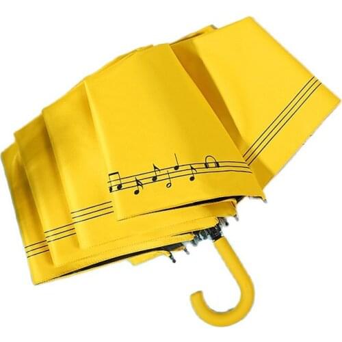 Top Quality Umbrella Men Rain Woman Windproof Large Paraguas Outdoor Sunny Anti-sun 3 Folding Pinstripe Umbrella