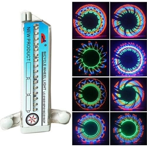 Colorful Bike Wheel Light Lantern Battery Bicycle Tire Led Flash Wheel Light 30 Kinds Ring Hot Bycicle Wheel Lights
