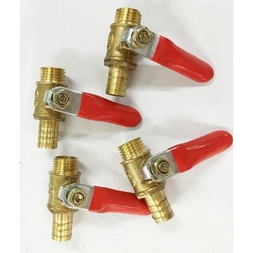 Free shipping hot sale 1/4"-&8 Double male ball valve external thread ,brass ball valve ,copper valve