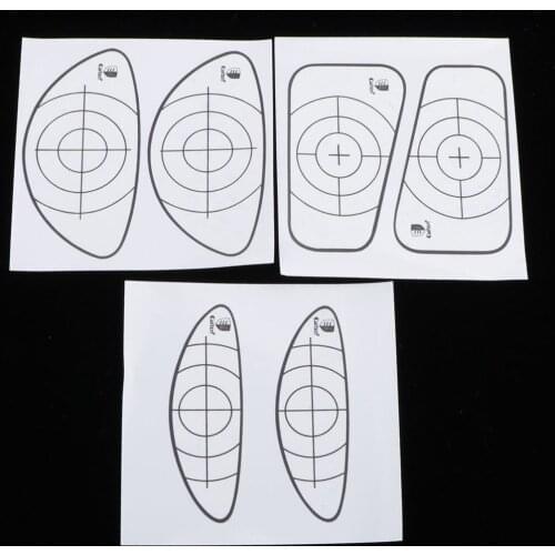 Golf Target Tape 9 Pieces Golf Club Ball Impact Labels Stickers Decal Tape