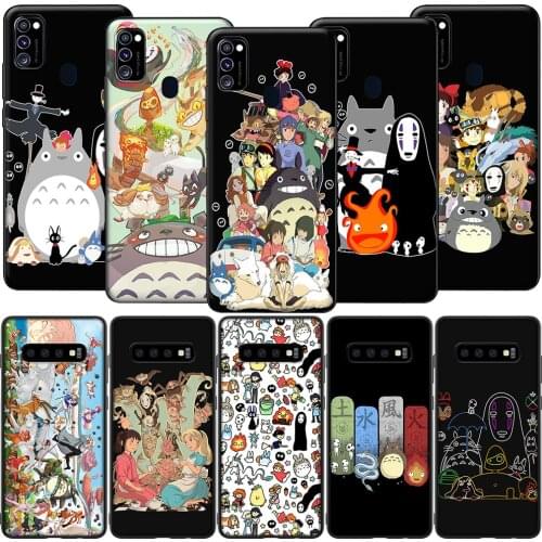 GX238 Studio Ghibli Totoro Case for Samsung S6 S7 Edge S8 S9 S10 S10E S20 Fe S21 S21s S30 Ultra Plus Lite