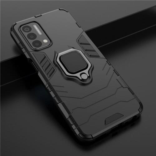 Magnetic Metal Ring Stand Armor Shockproof Case For OPPO A54 A74 A93 A73 A53 5G A93 A94 4G F19 Pro Hard PC Soft TPU Back Cover