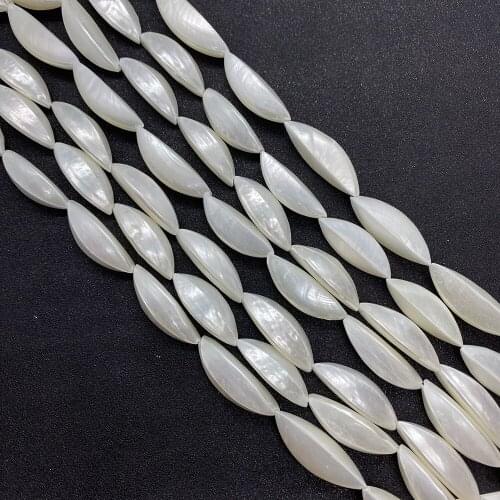 AAA Grade Exquisite Natural Mother Oyster Pearl Irregular Shape Beads Size 30x15mm, Suitable for DIY Bracelet Necklace Making