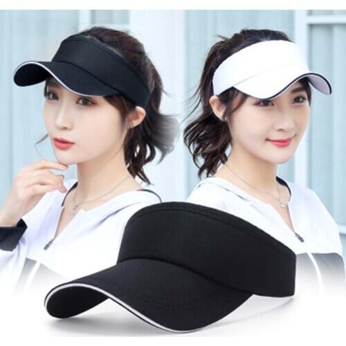 Summer new men and women empty top hat outdoor leisure running fishing sun hat ring sandwich hat spot S67