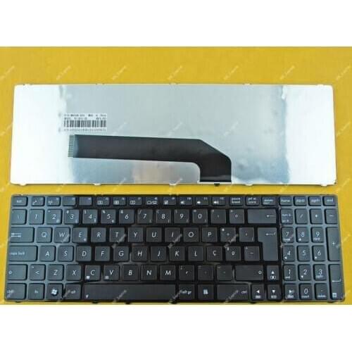 New BR Brazil Portuguese Teclado Keyboard For Asus K50 K51 K50AB K50AD K50AF K50C K50IN K50IJ K50IN Laptop Black Frame Black