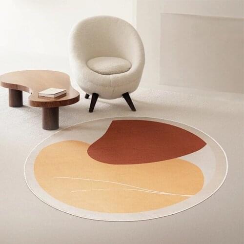 Tapis Salon Round Carpet Floor Mats Computer Chairs Rug Hanging Chair Cushions Childrens Bedroom Home Bedside Blanket Alfombra