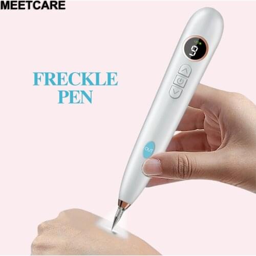 Laser Plasma Freckle Pen Beauty Mole Removal Pen LCD Wart Dark Spot Remover with Light Scanning Pen 9 Levels Skin Care Tools