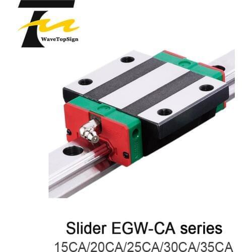 HIWIN Linear Guide Rail Slider EGW15CA 20CA 25CA 30CA 35CA Linear Rail Linear Bearing use for Engraving and Cutting Machine