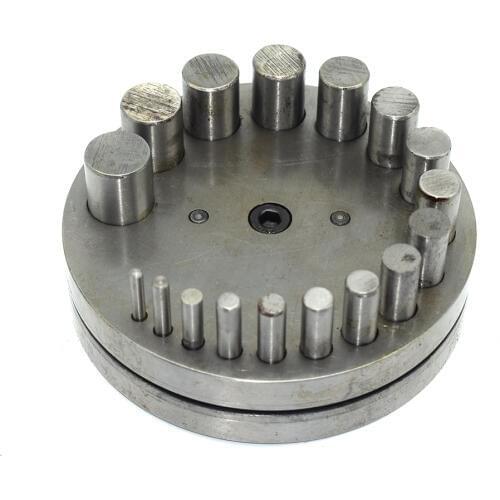 Metal Round Disc Cutter Cutting Hole Circle Punch Puncher 17 Die Jewellers Tool