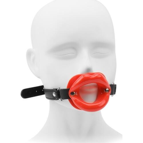 New Erotic Toys Slave bdsm Bondage Strap Lips O Ring Gag, Fetish Silicone Open Mouth Gag, Blowjob Adult Sex toys for Couples