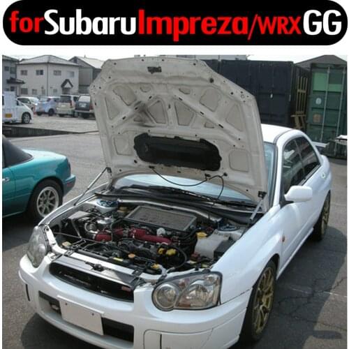 For 2000-2007 Subaru Impreza GD/GG Front Hood Bonnet Modify Gas Struts Carbon Fiber Spring Damper Lift Support Absorber