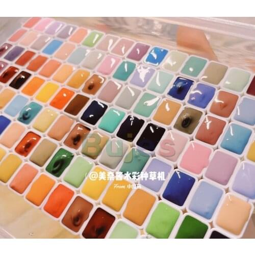 Super Vision New Edition of Great Artist Series Watercolor, Morandi Macaron Candy Color, Advanced Gray Nail Watercolor,0.5ml SET