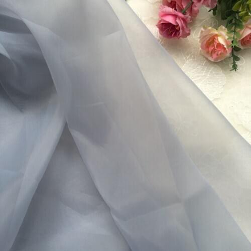 GLace 3Y/Lot 8colour Encrypted organza net fabric for wedding dress decoration DIY material TX890