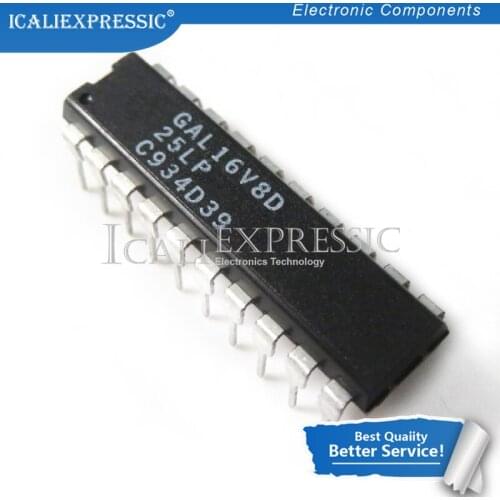 5PCS GAL16V8D-15LPN GAL16V8D-15LP GAL16V8D-15LPI GAL16V8D-25LP GAL16V8D DIP-20 In Stock