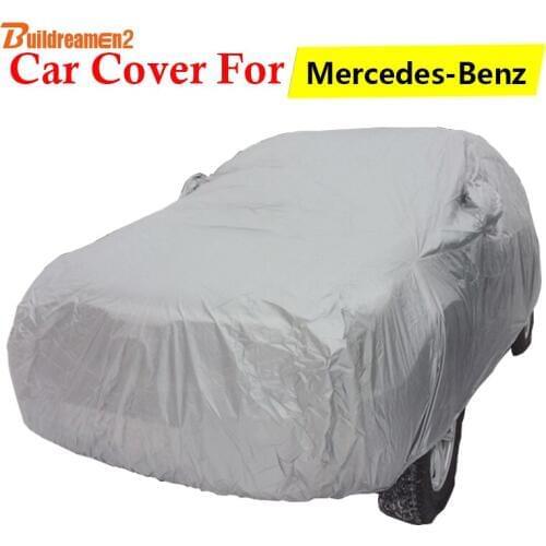 Buildreamen2 Car Cover Sun Snow Rain Scratch Dust Protector Auto Cover For Mercedes-Benz CLA CLA200 CLA220 CLA260 CL CL500 CL600