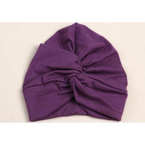 Infant Baby Turban Toddler Kids Boy Girl Cotton Blends Hat Lovely Soft Cute Pure Color Kids Beanies Photo Props