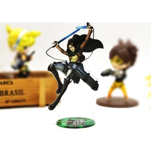 Love Thank You Attack on Titan Hange Hanji Zoe acrylic stand figure model double-side plate holder cake topper anime