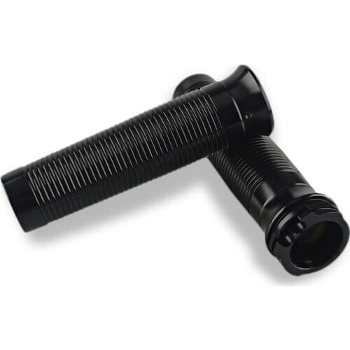 Black 1" 25mm CNC Crafts Motorcycle Handlebar Hand Grips For Harley Sportster XL 883 1200 Softail Dyna Touring Moto Universel