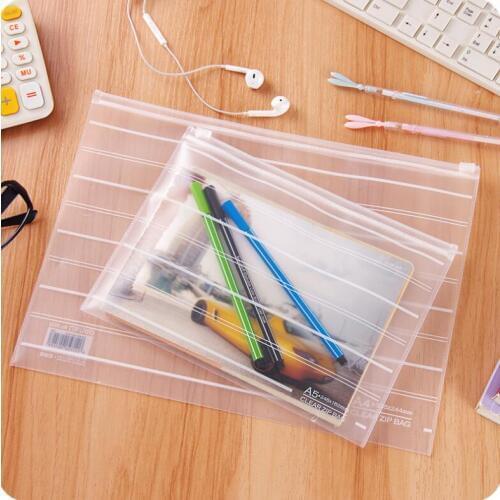 Creative Transparent Matte Document Bag 3 PCS/Lot Bill Storage Portfolio File Paper Organizer