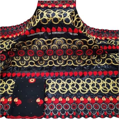 SJ Lace African Cotton Bazin Lace Fabric 2021 High Quality Basin Riche Brocade Nigerian Embroidery Brode Wedding y3-5