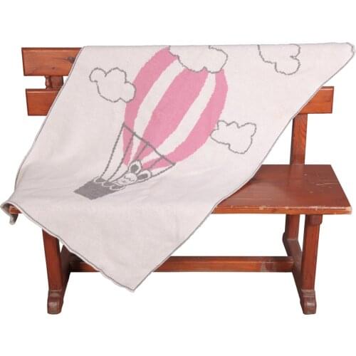 Unisex knitted Baby blanket 4 seasons newborn swaddle super soft toddler baby quilt mattress Stroller