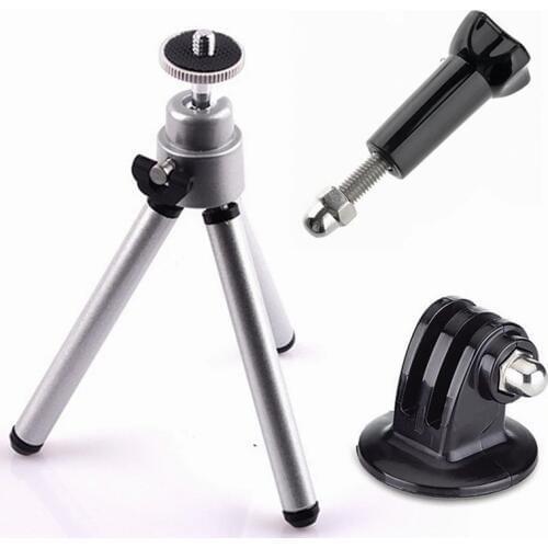 ORBMART Mini Tripod Kit For GoPro Hero 4 3+ 3 2 1 Xiaomi Yi SJCAM SJ4000 WIFI SJ5000 SJ6000 SJ7000 Sports Action Cameras