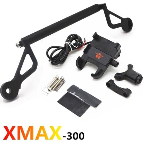 For Yamaha XMAX 300 XMAX300 X MAX 300 Motorcycle Front Phone Stand Holder Smartphone Phone GPS Navigaton Plate Bracket