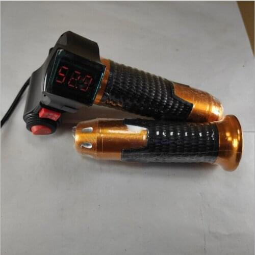 VOLTMETER 12-120V WORKABLE +3SPEED/REVERSE SWITCH+TWIST THROTTLE FOR ELECTRIC BIKE SCOOTER TRICYCLE ACCELERATOR GRIPS