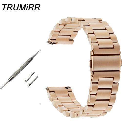 Quick Release Watch Band 18mm 20mm 22mm 24mm for Hamilton Men Women Stainless Steel Strap Watchband Bracelet Black Gold Silver
