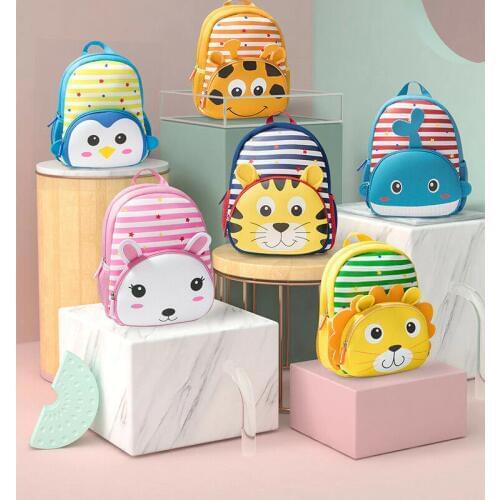 2019 Newest Hot Kids Toddler Baby Boys Girls Cute Backpack Kindergarten Schoolbag Baby Cartoon Animal Bag Shoulder Bag Rucksack