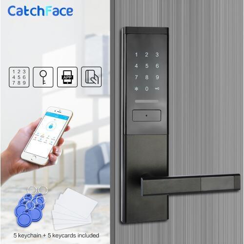 Bluetooth Smart Door Lock Touch Screen Keypad Password Keyless Digital Lock Smart Electric Lock for Home Apartment