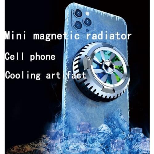 Universal mobile phone magnetic game cooler system cooling fan suitable for iphone Xiaomi Huawei Samsung mobile phone radiator