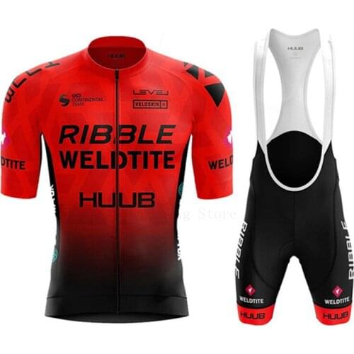 HUUB Cycling Jersey Short Sleeve 2021 Pro Team Men Bike Bib Shorts Clothes Maillot Cycling Sets MTB Clothing Ropa Ciclismo
