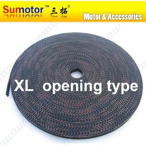 1 meter XL Pitch 0.2 inch Width 10mm Synchronous rubber opening Timing belt Endless for CNC/3D printer Engraving Machine Part