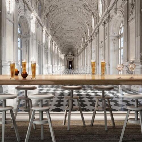 3D modern wallpaper, walk the mural used for the living room dining room conference room wallpaper roll papel de parede