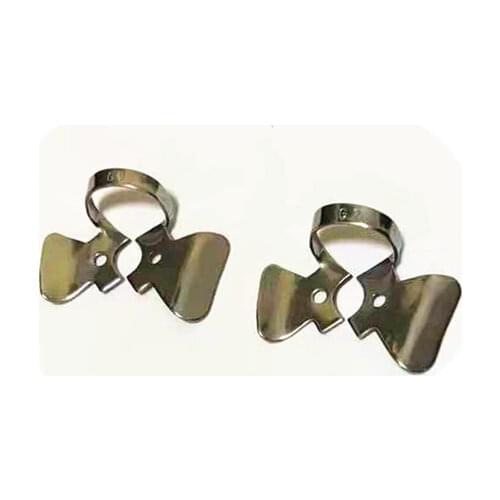 5Piece Dental Rubber Dam Clamps Endodontic Endo Rubber Sheets Clip Porcelain Teeth Frames Punches