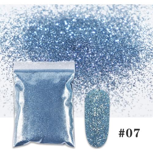 50g Red Neon Shiny Nail Art Glitter Powder Pigment Gel Sugar Dust Chrome Manicure Design Nail Supplie For Professional Material