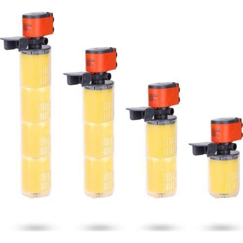 New 3 In 1 Aquarium Internal Filter Fish Tank Filter For Aquarium Air Pump Air Oxygen Increase Aquarium Filter Aquarium Pump