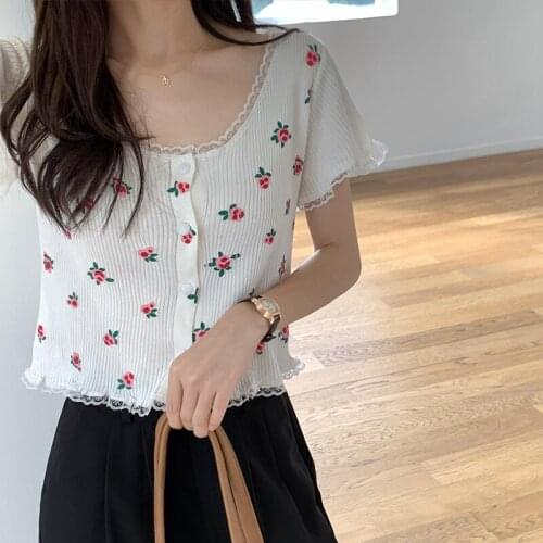 Alyaboomty Women's Knitted T-shirts