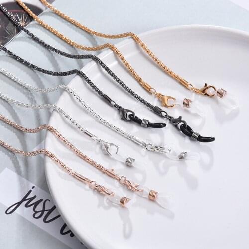Fashion Pearl Mask Chains Eyeglasses Chain For Women Retro Metal Sunglasses Lanyards Eyewear Cord Holder Neck Strap Dropshipping