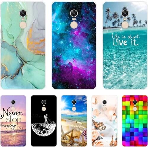 Soft Silicone 5.5'' For Xiaomi Redmi Note 4X Global Version Case Cover Painting TPU Phone For Xiaomi Redmi Note 4 Cases Funda