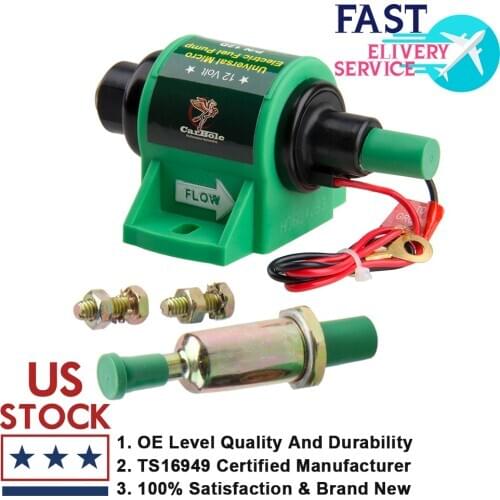 CarBole Brand New Universal 12D Micro Electric Fuel Transfer Diesel Oil Pump 35 GPH 4-7PSI 12V