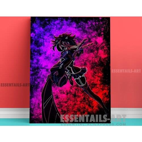 Kill la Kill Fan art d Canvas Wall Art Painting Decor Bedroom Study studio print Living kid Room Home Decoration Prints