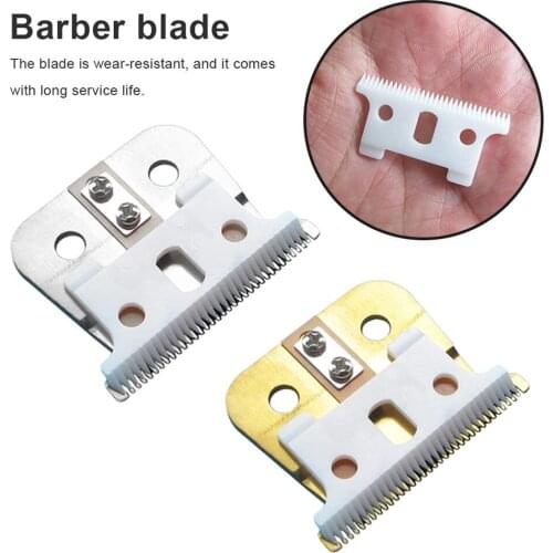 Replacement Blade Steel & Ceramic Blade Set T-Outliner Blade Replacement for ANDIS GTX Detail Trimmer for Electric Hair Clipper