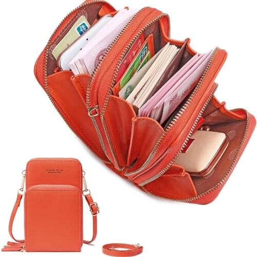 New Women PU Leather Handbags Bolsa Feminina Female Top-handle Bags Fashion Crossbody Bags for Women Solid Bolsas Phone Purse