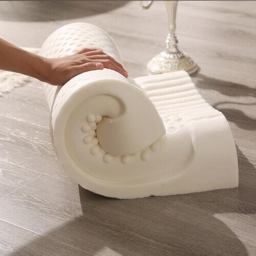 Thailand Pure Natural Latex Pillow Remedial Neck Protect Vertebrae Health Care Orthopedic Pillow Slow Rebound 40x60cm/30x50cm