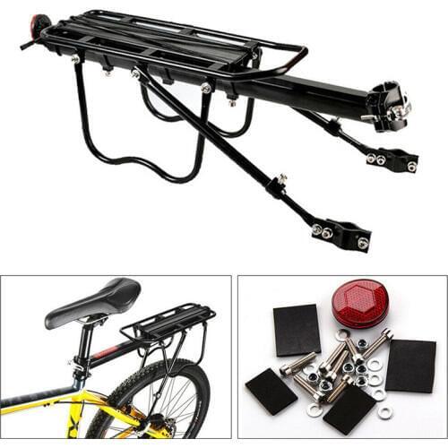 Bike Rear Shelf Cycling Bicycle Alloy Bicycle Rear Rack Pannier Carrier Bag Luggage Cycle Mountain Bike Carrier For Bicycles MTB