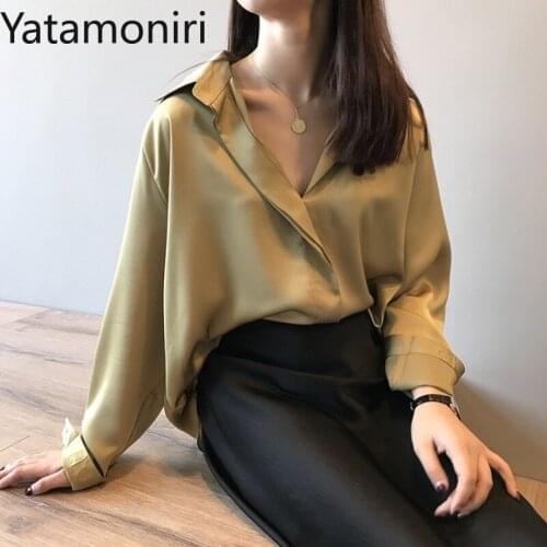 YATAMONIRI Satin Blouses
