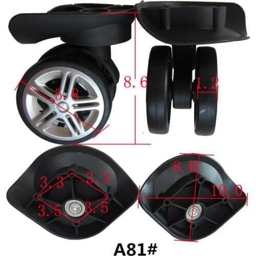 Replacement Spinner Luggage Wheels, Parts Wheels for Suitcase,Repair suitcase wheels A81
